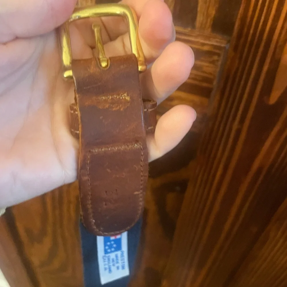 Preston nautical print belt